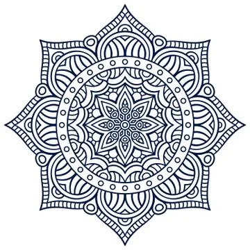 Mandala in ethnic style Stock Illustration