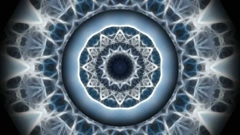 Mandala eye blue loop 4K 3840x2160 30FPS 40sec Stock Footage 141281931