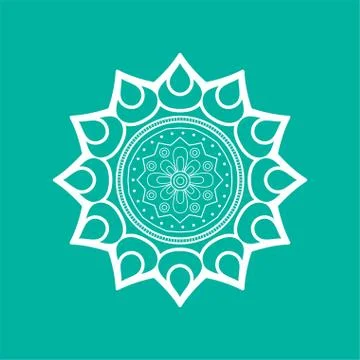 Mandala. Floral pattern Stock Illustration