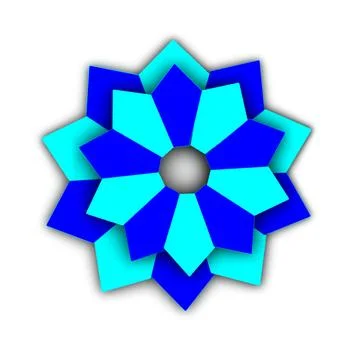 Mandala flow Stock Illustration