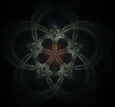 Mandala flower Stock Illustration
