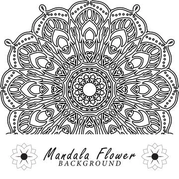 Mandala Flower Stock Illustration