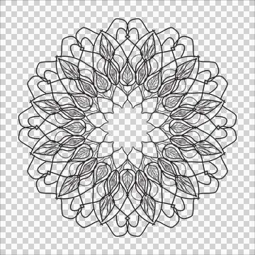 Mandala Flower Stock Illustration