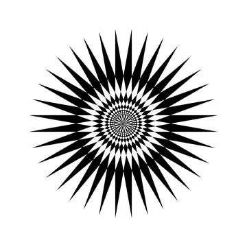 Mandala flowral Stock Illustration