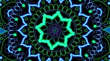 Mandala Fractal Stock Footage 85890222