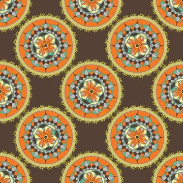 Mandala, gear design. Stock Illustration