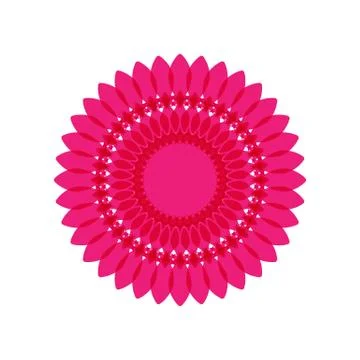 MANDALA GREEN 01 Stock Illustration