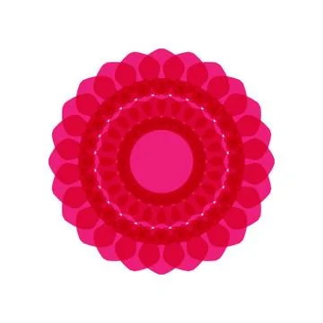 MANDALA GREEN 01 Stock Illustration