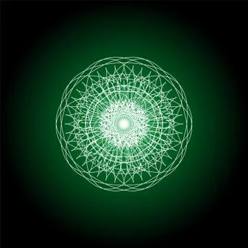 Mandala guiiloche spirographic elements for design templates watermarks of ce 스톡 일러스트