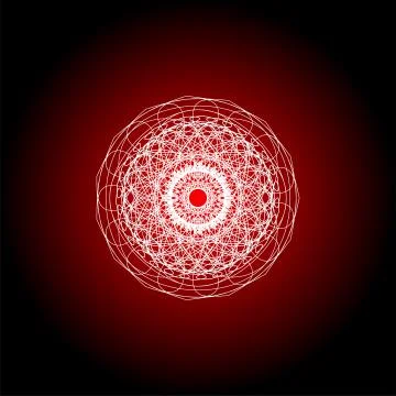 Mandala guiiloche spirographic elements for design templates watermarks of ce Illustrazione stock