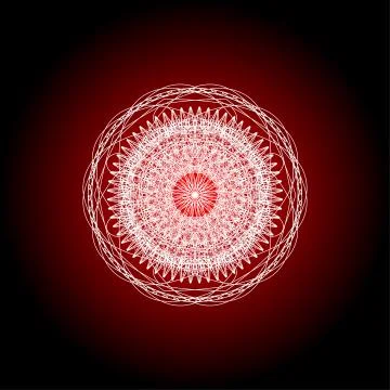 Mandala guiiloche spirographic elements for design templates watermarks of ce 스톡 일러스트