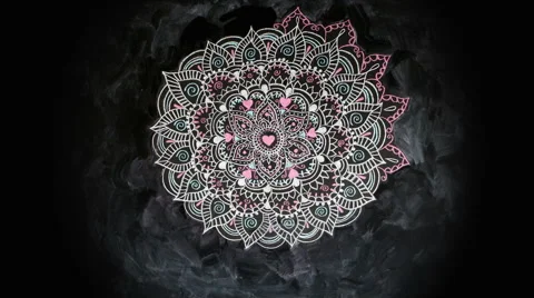 Mandala Happy Valentines 動画素材 68618948