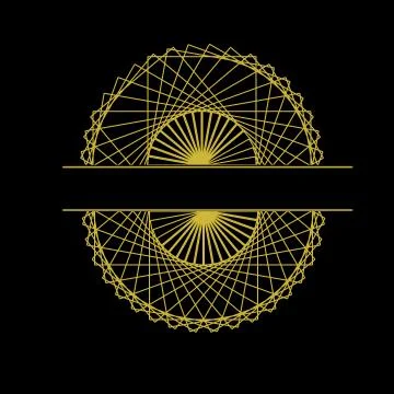 Mandala high resolution Illustrazione stock