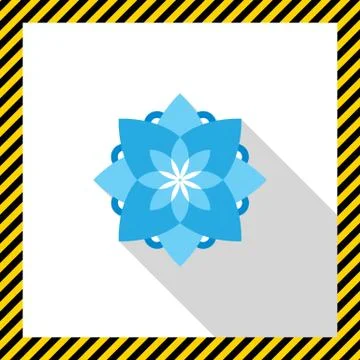 Mandala icon Illustrazione stock