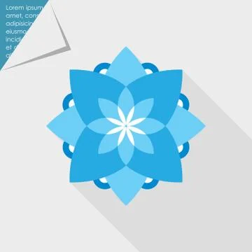 Mandala icon Stock Illustration