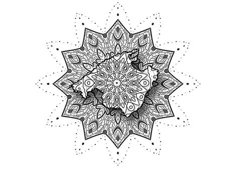Mándala Stock Illustration