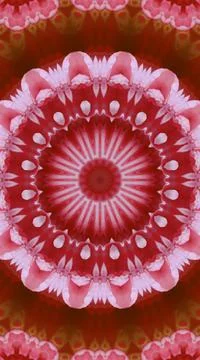 Mandala Kaleidoscopic design. Esoteric magic concept. Vertical layout 库存照片