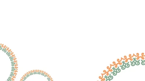 Mandala lace border for islamic copy space animation background Stock Footage 240802301