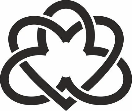 Mandala logo vector celtic image heart Stock Illustration