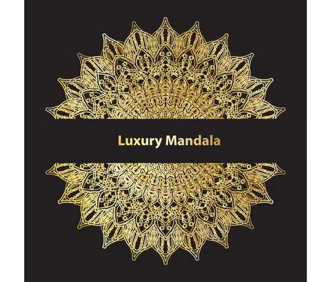 Mandala Luxury Design Stock Illustration