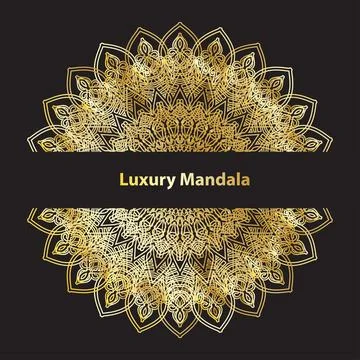 Mandala Luxury Design Stock Illustration
