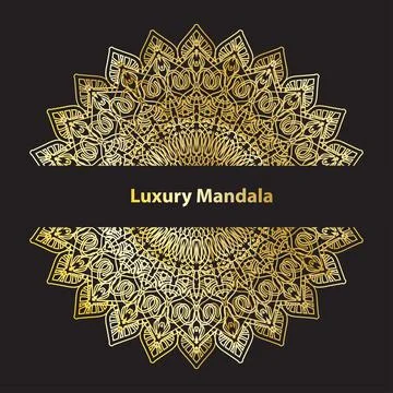 Mandala Luxury Design Stock Illustration