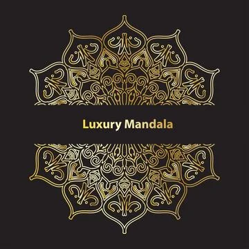 Mandala Luxury Design Stock Illustration