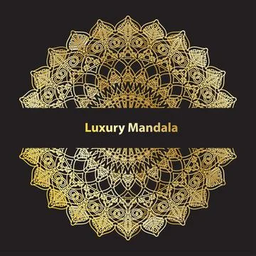 Mandala Luxury Design Stock Illustration