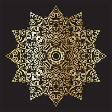 Mandala Luxury Design Stock Illustration