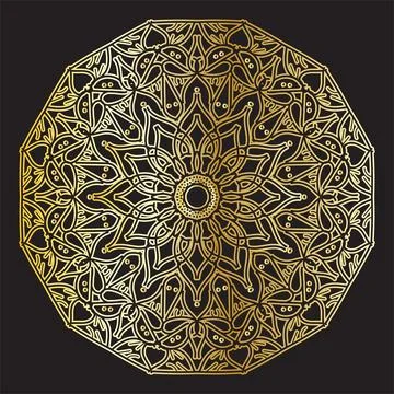 Mandala Luxury Design Stock Illustration