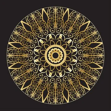 Mandala Luxury Design Stock Illustration