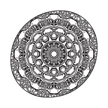 Mandala Luxury Design Stock Illustration