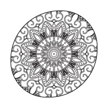 Mandala Luxury Design Stock Illustration