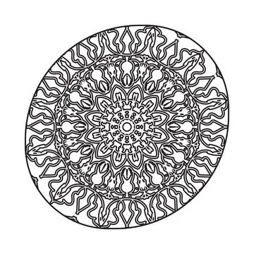 Mandala Luxury Design Stock Illustration