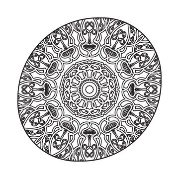 Mandala Luxury Design Stock Illustration