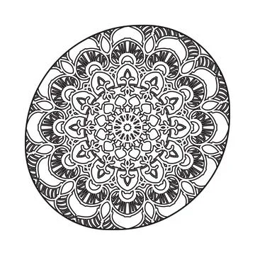Mandala Luxury Design Stock Illustration