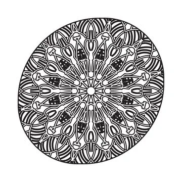 Mandala Luxury Design Stock Illustration
