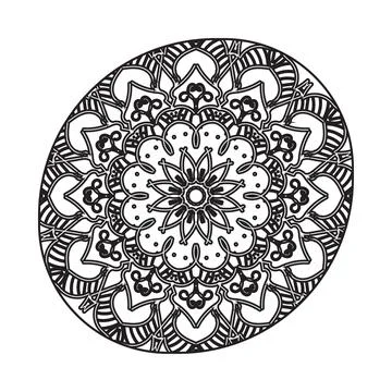 Mandala Luxury Design Stock Illustration