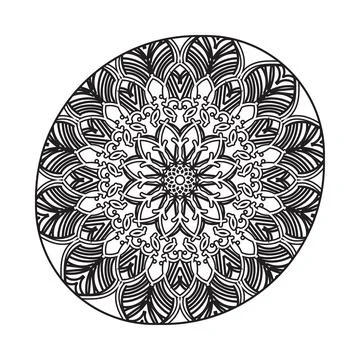 Mandala Luxury Design Stock Illustration