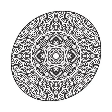 Mandala Luxury Design Stock Illustration