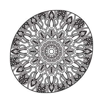Mandala Luxury Design Stock Illustration