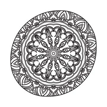 Mandala Luxury Design Stock Illustration