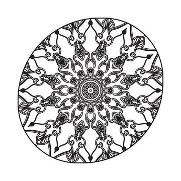 Mandala Luxury Design Stock Illustration