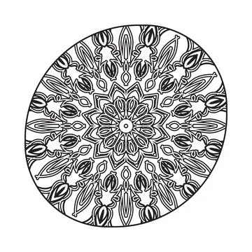 Mandala Luxury Design Stock Illustration