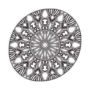 Mandala Luxury Design Stock Illustration