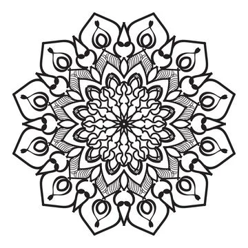 Mandala Luxury Design Stock Illustration