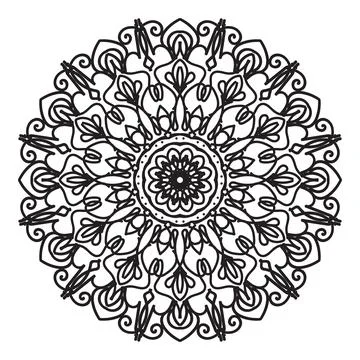 Mandala Luxury Design Stock Illustration