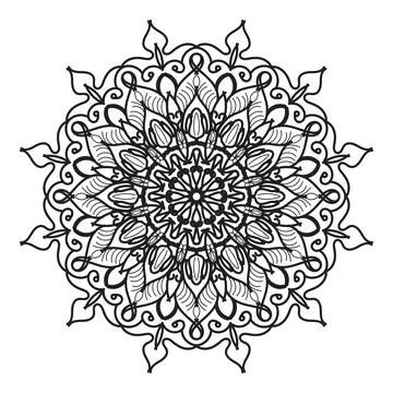 Mandala Luxury Design Stock Illustration