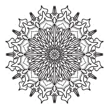 Mandala Luxury Design Stock Illustration