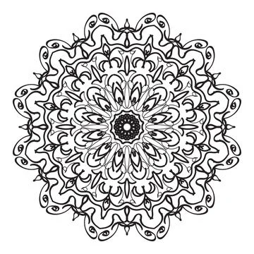 Mandala Luxury Design Stock Illustration